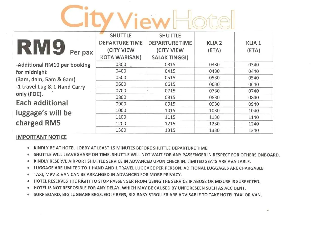 City View Hotel At Klia & Klia2 Сепанг